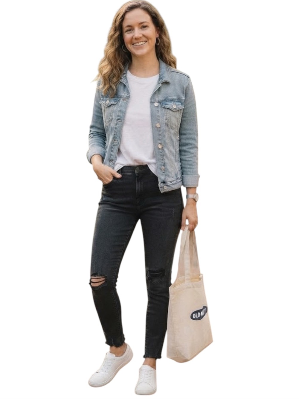 OLD NAVY Rockstar Black Mid Rise Distressed Ankle Super Skinny Jeans Size 6